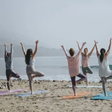 yoga beach